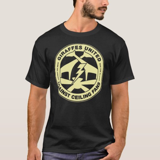 Giraffes united against ceiling fans Classic T-Shi T-shirt (Voorkant)