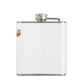 Giraffes van de cartoon: de Herd Hip-fles Heupfles (Achterkant)