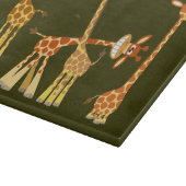 Giraffes van de Cartoon: het kuddeklare snijbord Snijplank (Hoek)