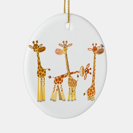 Giraffes van de cartoon: Het Ornament van het besl (Rechts)