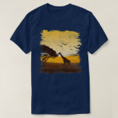 Giraffes van Sunset Giraffe Giraffe Afrika T-shirt (Design voorkant)