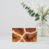 GIRAFFES VISITEKAARTJE (Staand voorkant)