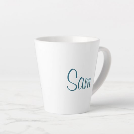 Giraffes voor kleurrijke regenboog Waterverf Latte Mok (Rechterhoek)