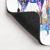 Giraffes voor kleurrijke regenboogWaterverf Muismat (Hoek)