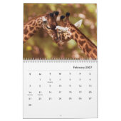 Giraffes wandkalender kalender (Feb 2027)