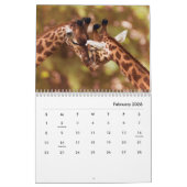 Giraffes wandkalender kalender (Feb 2026)