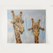 Giraffes Wandkleed (Voorkant (horizontaal))