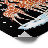Giraffes Xmas Tree Giraffe Christmas Tree Merry Ch Poster (Hoek)