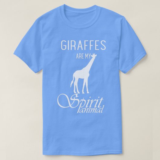 Giraffes zijn mijn dierlijk t-shirt (Design voorkant)