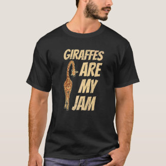 Giraffes zijn mijn jam voor een Giraffe fan T-shirt