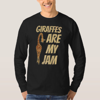 Giraffes zijn mijn jam voor een Giraffe fan T-shirt