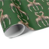 Giraffes zoenen cadeaupapier (Rol Hoek)