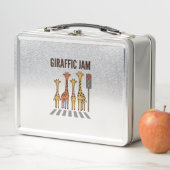 Giraffic Jam Grappige Giraffe Overstekend Vintage (In situ)