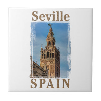 Giralda Bell Tower, Sevilla, Spanje Tegeltje