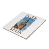 Giralda Bell Tower, Sevilla, Spanje Tegeltje (Zijkant)