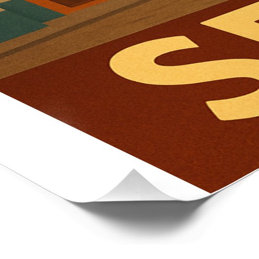 Giralda Glow – Sevilla Retro Art 2025 Perfect Poster (Hoek)