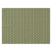 girale luxe goudgroene neushoorn tafelkleed (Voorkant (Horizontaal))