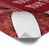 girale maroon - witvolleybalplofoto poster (Hoek)