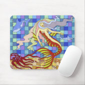 girale zeemeermin muismat (Met muis)