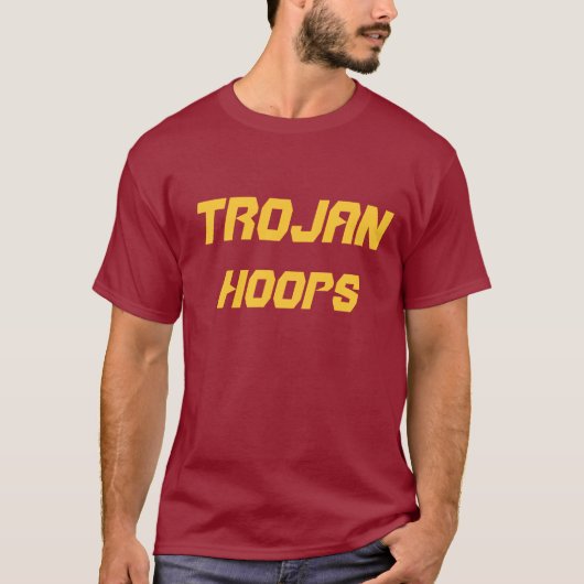Girard, KS High School Trojan T-Shirt (Voorkant)