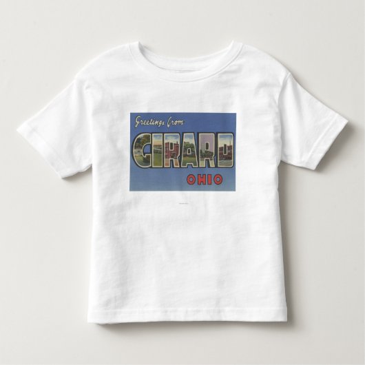 Girard, OhioLarge Letter ScenesGirard, OH Kinder Shirts (Voorkant)