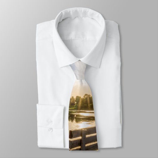 Girardeau County Park Bench Sunset Stropdas (Gebonden)