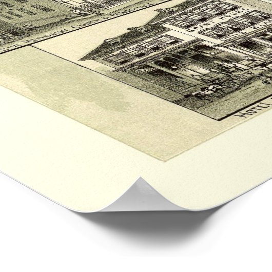 Girardville, PA Panoramic Map - 1889 Poster (Hoek)