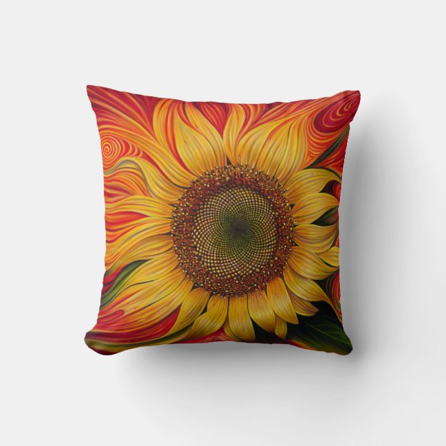 Girasol Dinámico Pillow Kussen (Voorkant)