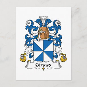 Giraud Family Crest Briefkaart