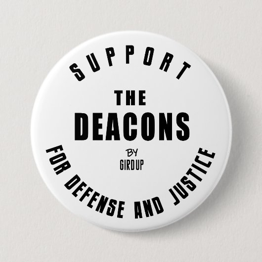 Gird Up Defense | Deacons Ronde Button 7,6 Cm (Voorkant)
