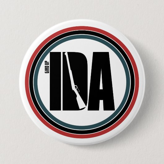 Gird Up Defense | IDA Ronde Button 7,6 Cm (Voorkant)