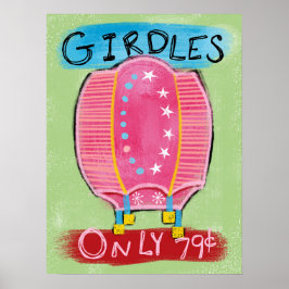 Girdles te koop Poster Wall Art - Funny Mode