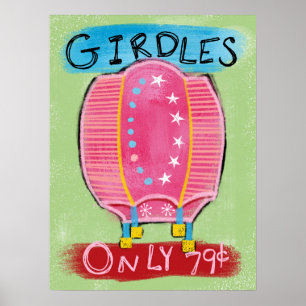 Girdles te koop Poster Wall Art - Funny Mode