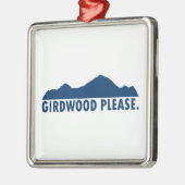 Girdwood Alaska alsjeblieft Metalen Ornament (Links)