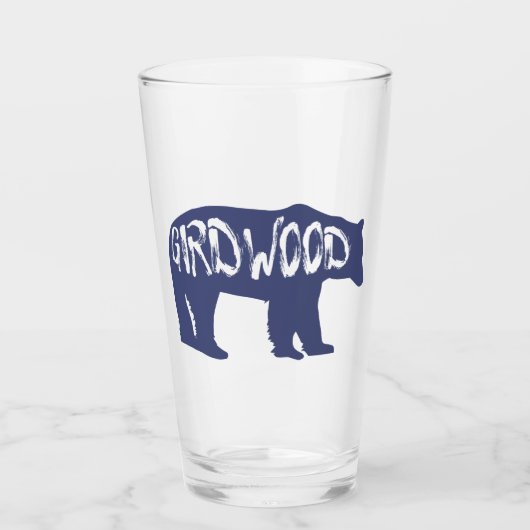 Girdwood Alaska Beer Glas (Voorkant)