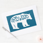 Girdwood Alaska Beer Rechthoekige Sticker (Envelop)