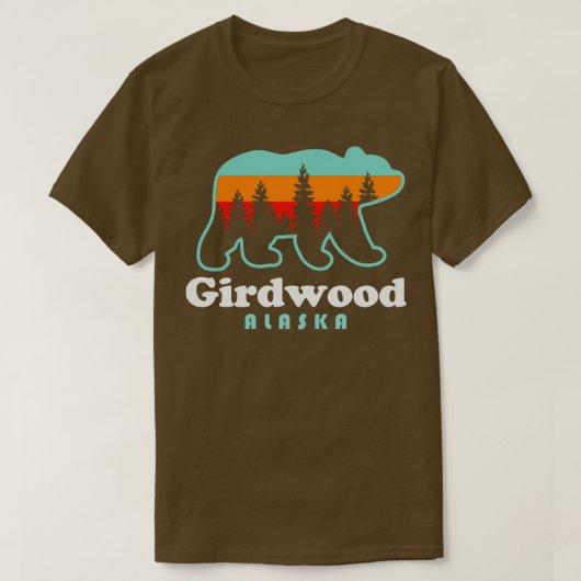 Girdwood Alaska Beer Vakantie Reis T-shirt (Design voorkant)