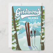Girdwood Alaska om te skiën (Voorkant)