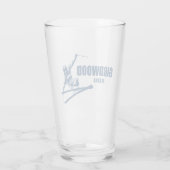 Girdwood Alaska Skier Glas (Achterkant)