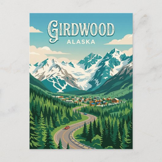 Girdwood Verenigde Staten Briefkaart (Voorkant)