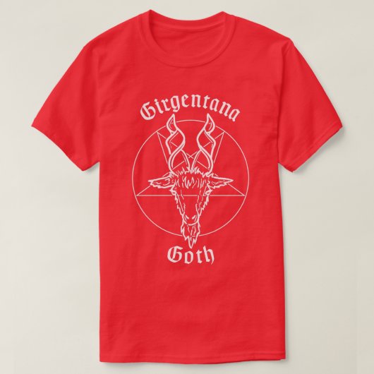 Girgentana Goth  Capra Girgentana Gotica  T-shirt (Design voorkant)