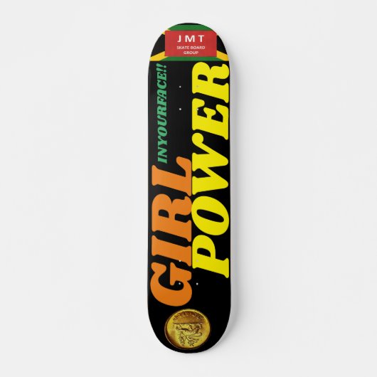GIRIL POWER IN UW GEZICHT 7 3/4-inch skateboard de (Voorkant)