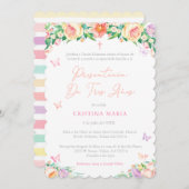 Girl 3Year Presentation (3 jaar), presentación 3 A Kaart (Voorkant / Achterkant)