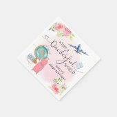Girl Adventure ONEderful World 1st First Birthday Servet (Hoek)