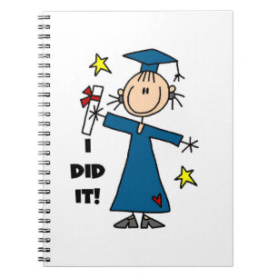 Girl Afstuderen Notitieboek
