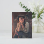 Girl and a Witch by Beatrice Offor Briefkaart (Staand voorkant)