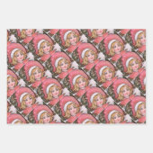 Girl and boy ice skating - Florence Hardy Inpakpapier Vel (Voorkant 2)