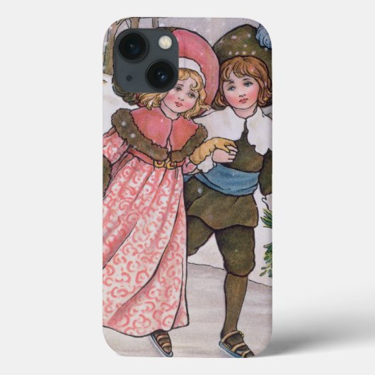 Girl and Boy Skating Case-Mate iPhone Case (Achterkant)