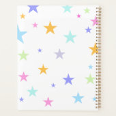 Girl and Kitten Monogram Any Initial & Name Planner (Achterkant)