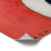 Girl and pug in an Automobile (1927) van Gerda Weg Poster (Hoek)